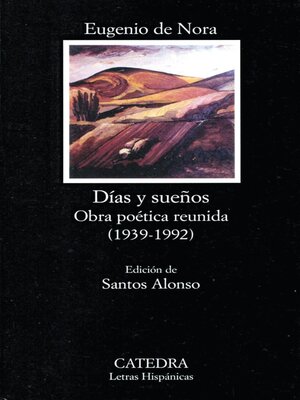 cover image of Días y sueños. Obra poética reunida (1939-1992)